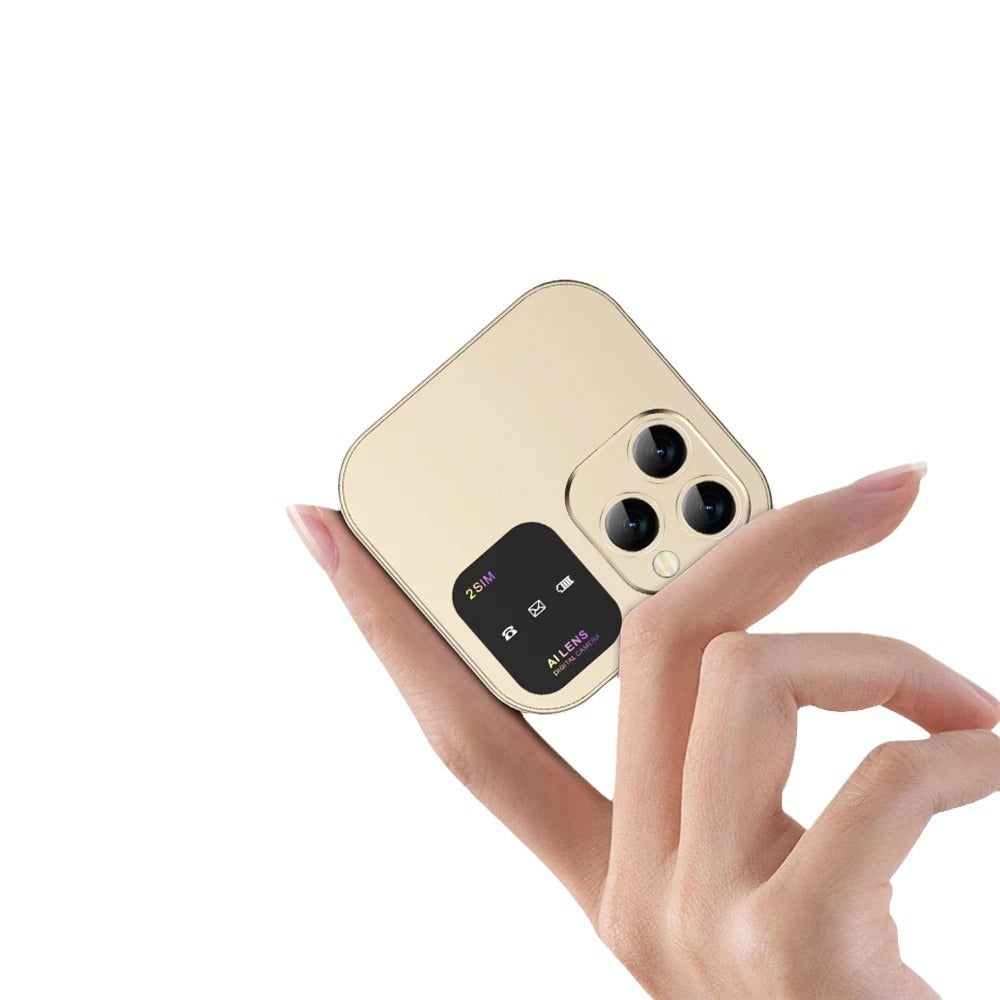Téléphone portable à clapet Mini double SIM 2G à touches pour personnes âgées, GSM non-intelligent
