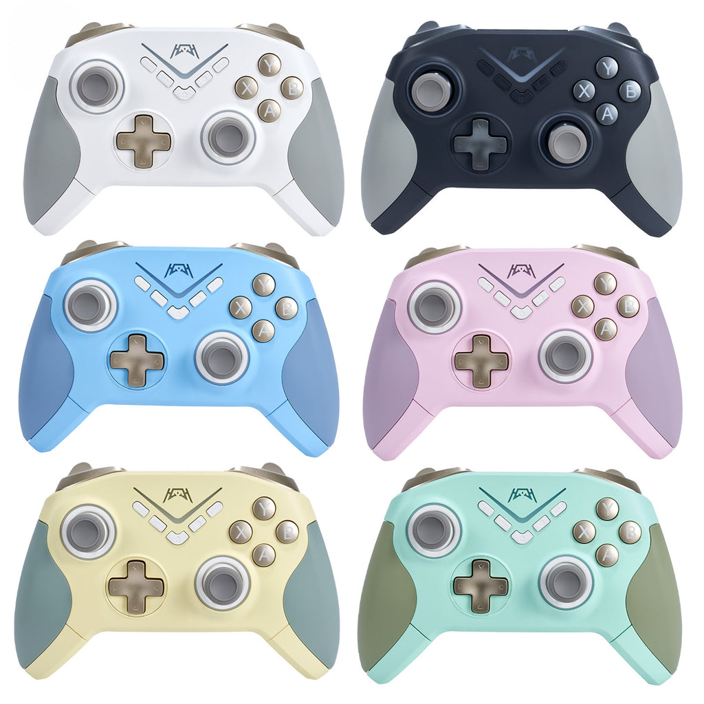وحدة تحكم ألعاب لاسلكية RGB بلوتوث لأجهزة الكمبيوتر، سويتش، أندرويد و PS4