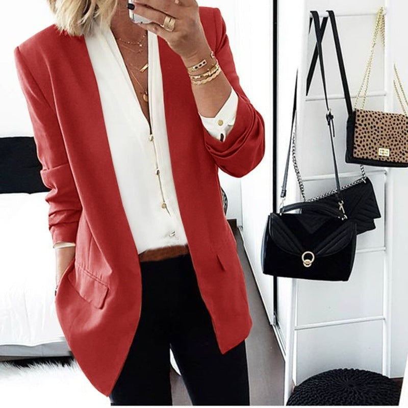 Slim Fit Polyester Blazer in Multiple Colors, Sizes S-XXXL
