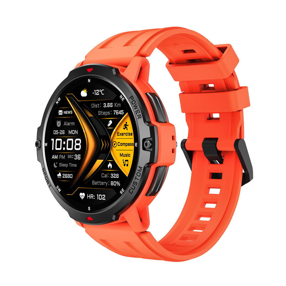 Waterproof 3ATM GPS Smartwatch with Heart Rate & Sleep Monitor