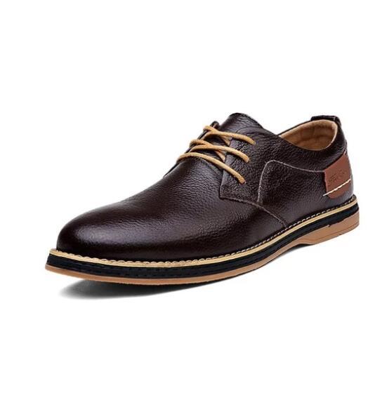 Men's British casual business tie shoes
