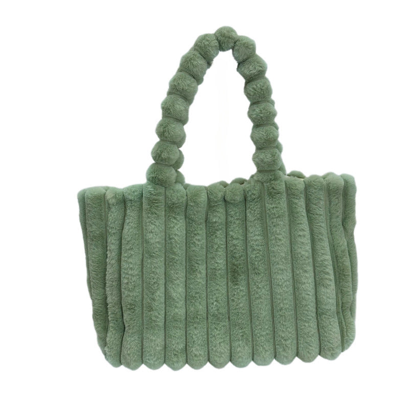 Women's Plush Fur Crossbody Bag - All-Matching Colors