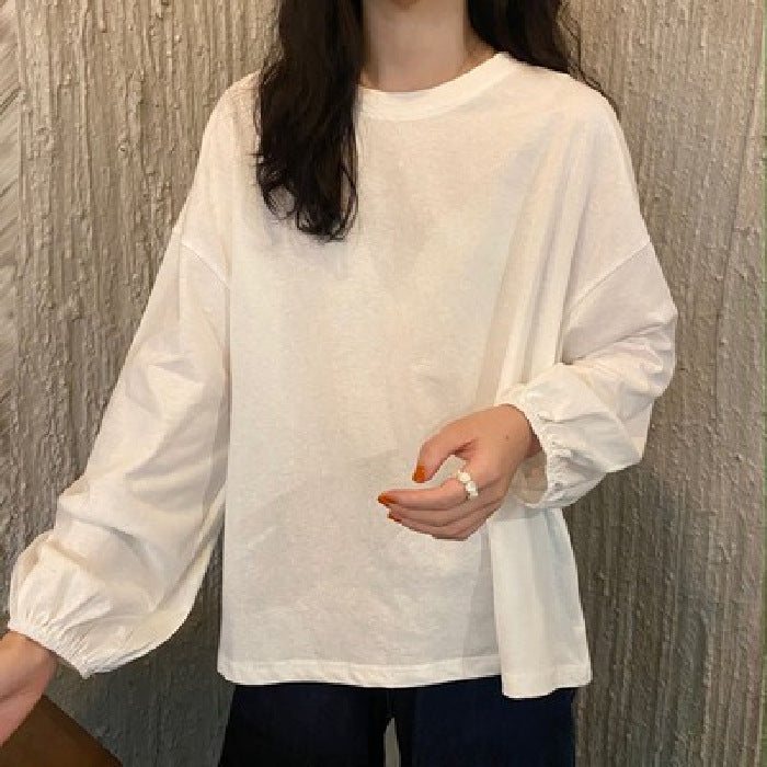 Slimming Lantern Sleeve Sweater Pullover