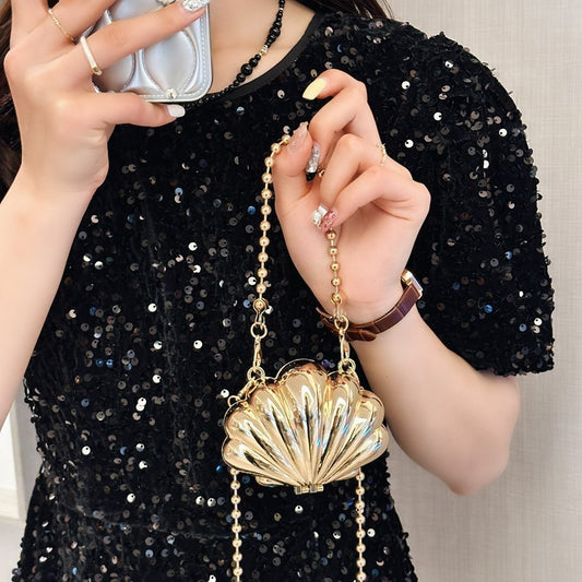 Mini Lip Bag One Shoulder Crossbody Fashion Flowers