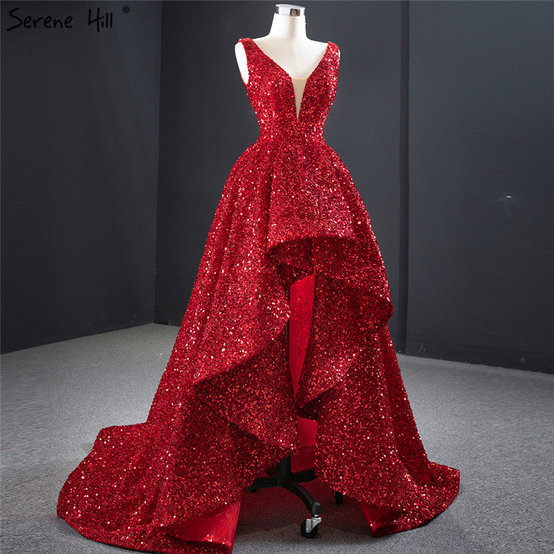 Robe de mariée bustier en V, jupe tutu à sequins