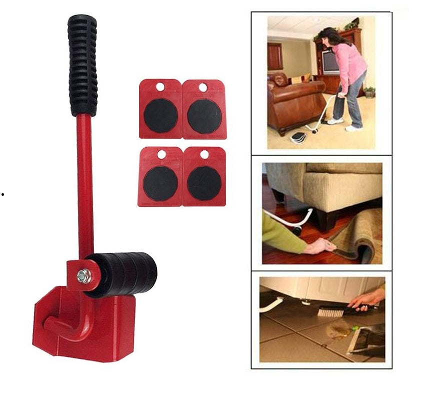 Professional Furniture Moving Lifter Tool Set 5PCS with 150kg Capacity