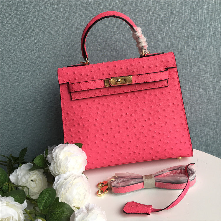 Sac bandoulière en cuir de vachette double couche 25-28cm