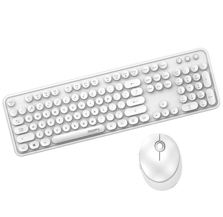 Wireless Keyboard and Mouse Set with 1600DPI Optical and Multimedia Keys