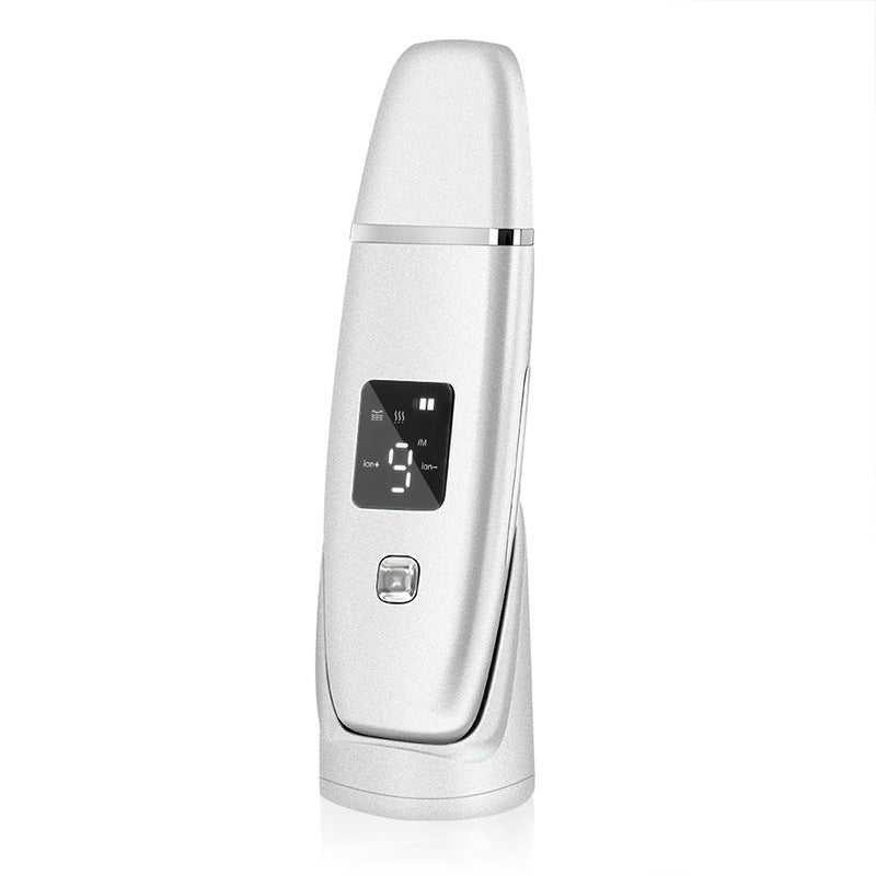 Ultrasonic Blackhead Remover Face Scrubber Pore Cleaner LED Peeling Shovel Lifting Machine