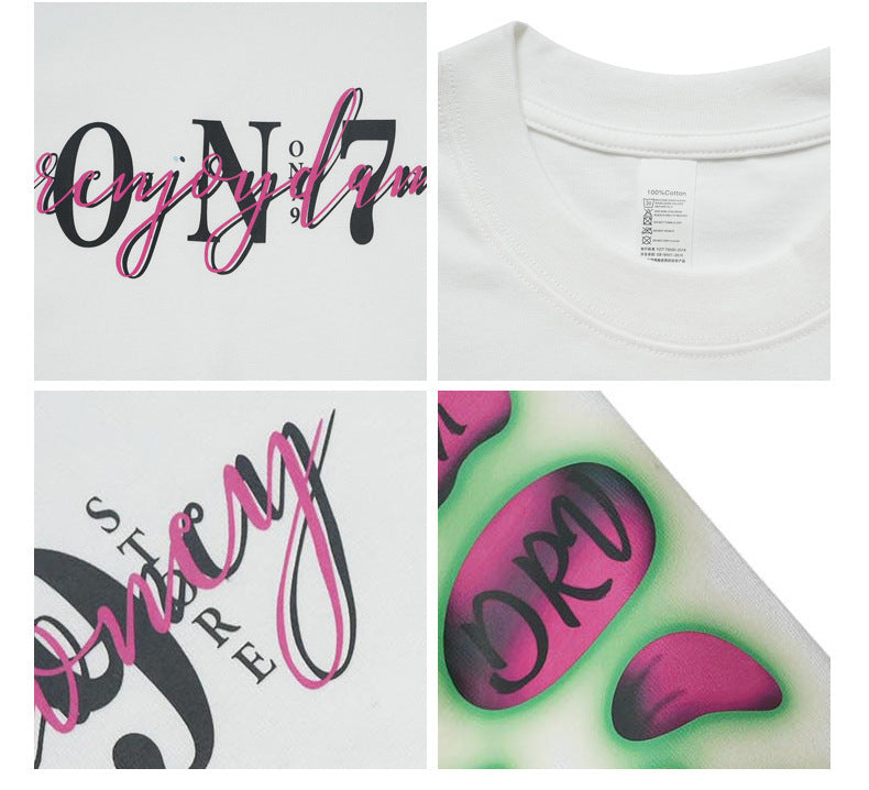 National Fashion Letter Large Printed Long Sleeve