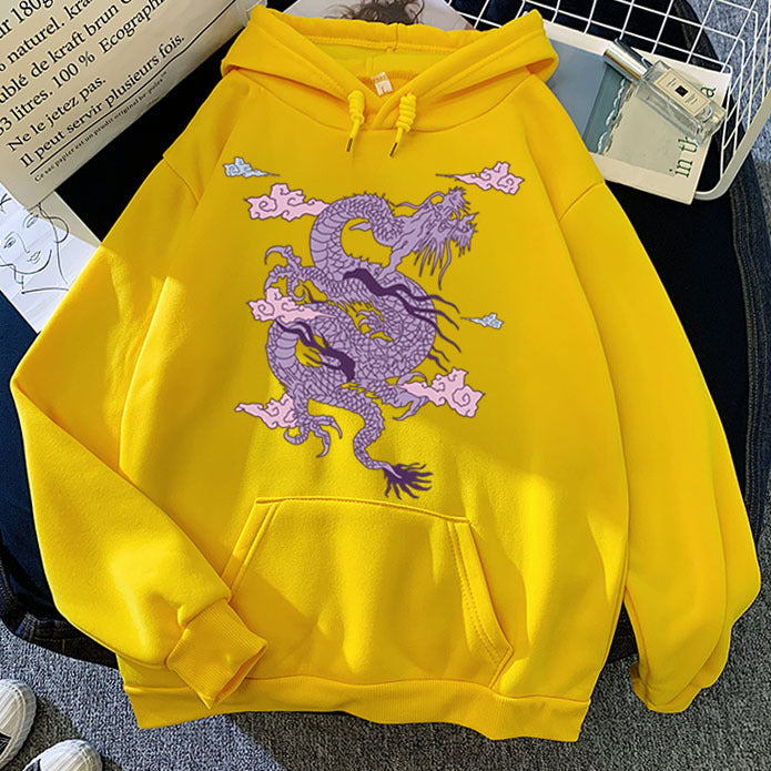 Pulls à capuche Dragon Chinois pour hommes