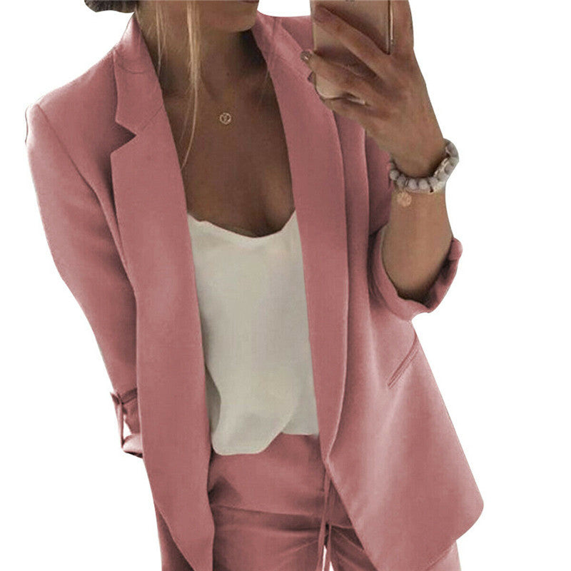 Casual Small Polyester Blazer