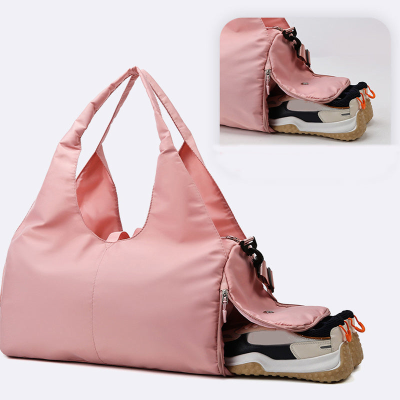 Women’s Large Capacity Oxford Cloth Yoga Bag with Dry & Wet Separation Pocket