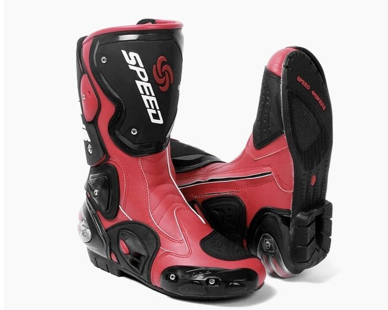 Bottes d'équitation anti-chute de compétition de cross-country pour hommes