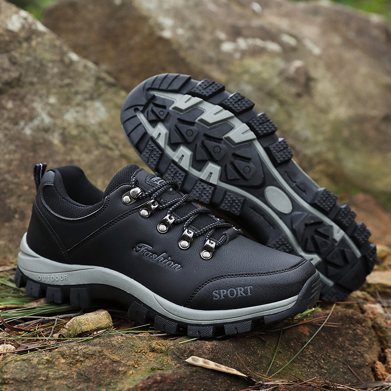 Chaussures décontractées d'extérieur antidérapantes à talon bas et coupe basse