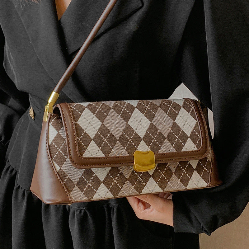 Vintage Winter One Shoulder Small PU Leather Women's Bag