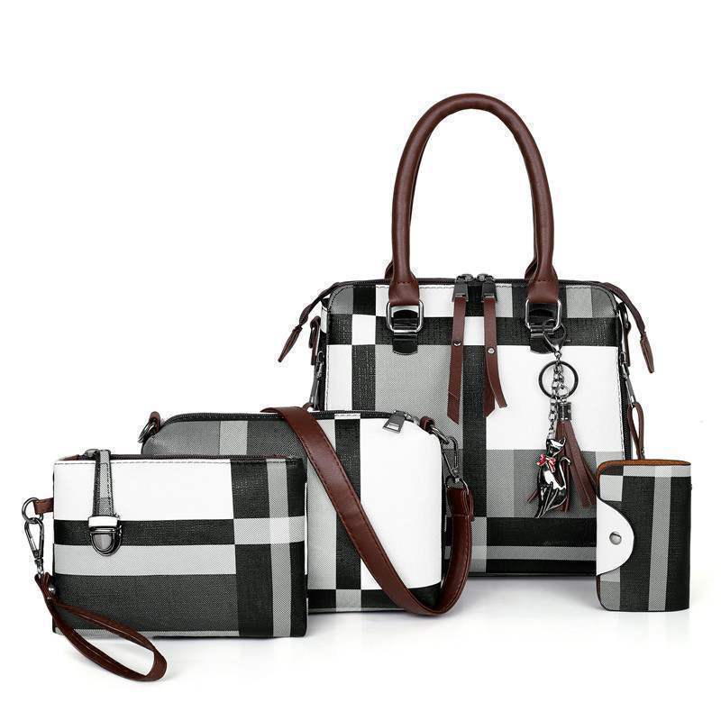 Luxury Plaid Shoulder & Crossbody Handbags for Women