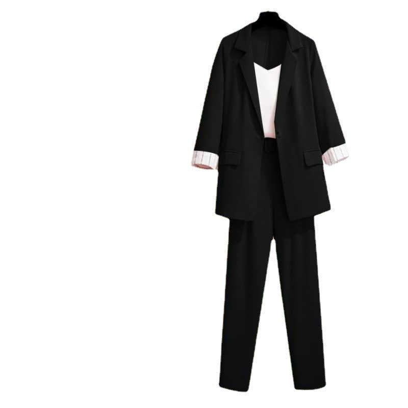 Covering Fleshy Temperament Loose And Thin Suit Thin Coat Suit Women