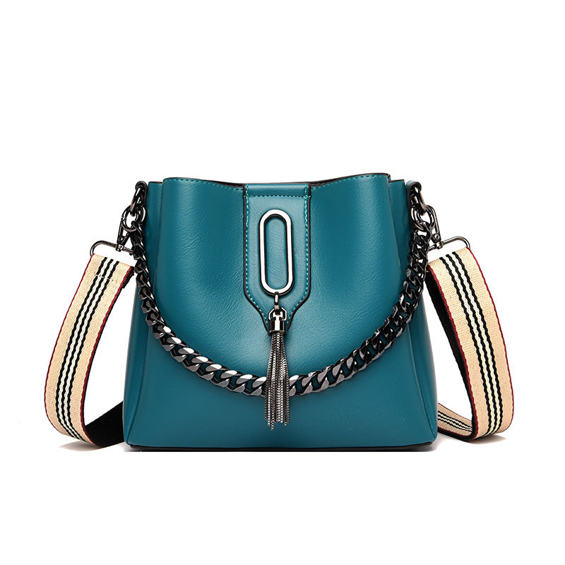 Sac bandoulière en PU grande capacité pour femme