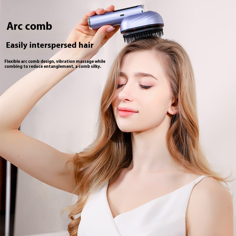 Electric Spray Massage Scalp Comb Vibration Hair Brush Anti-Hair Loss