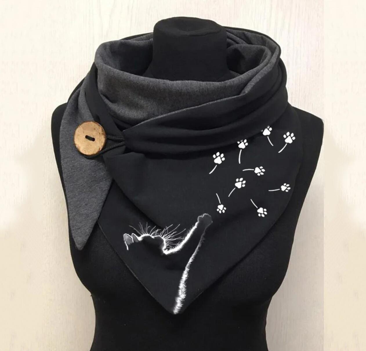 Malaysian Warm Button Turban Scarf