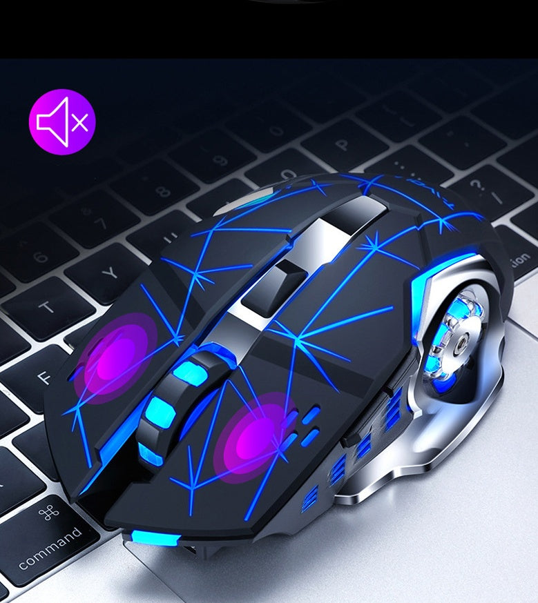 Wireless Charging Mouse 2400DPI Silent Mute