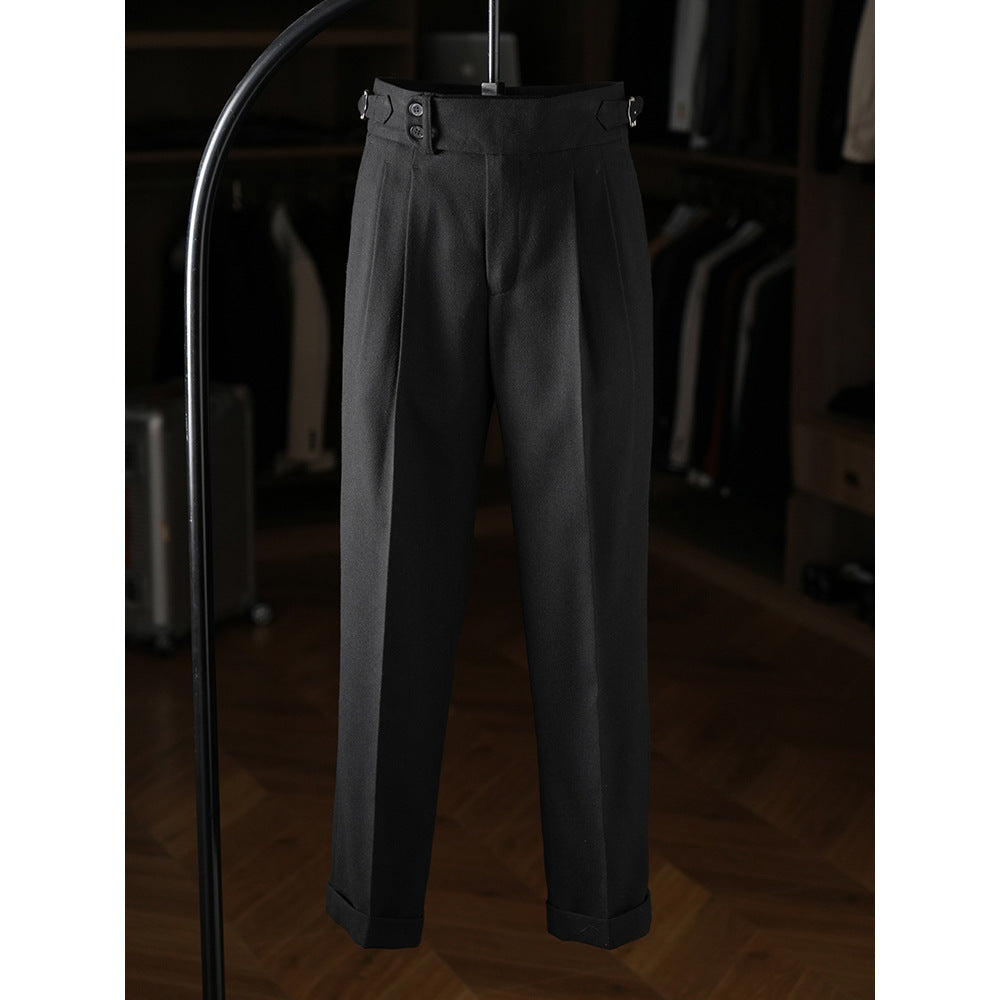 Spring Italian Slim Fit Double Breasted Suit in Tan, Black, Gray, Khaki