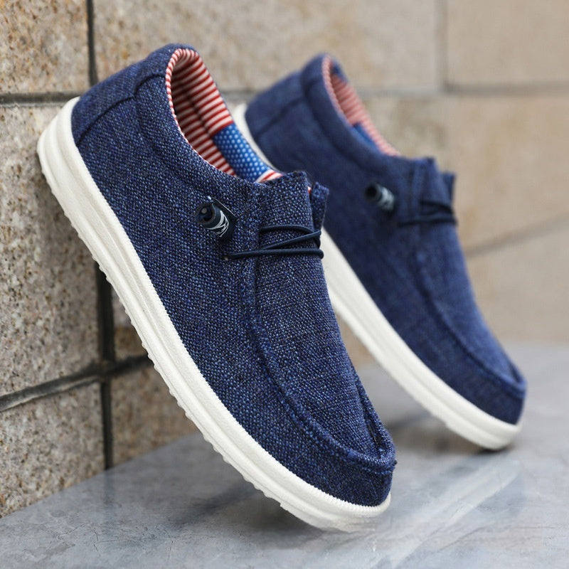 Breathable Mesh Low Top Men's Shoes with Platform Heel