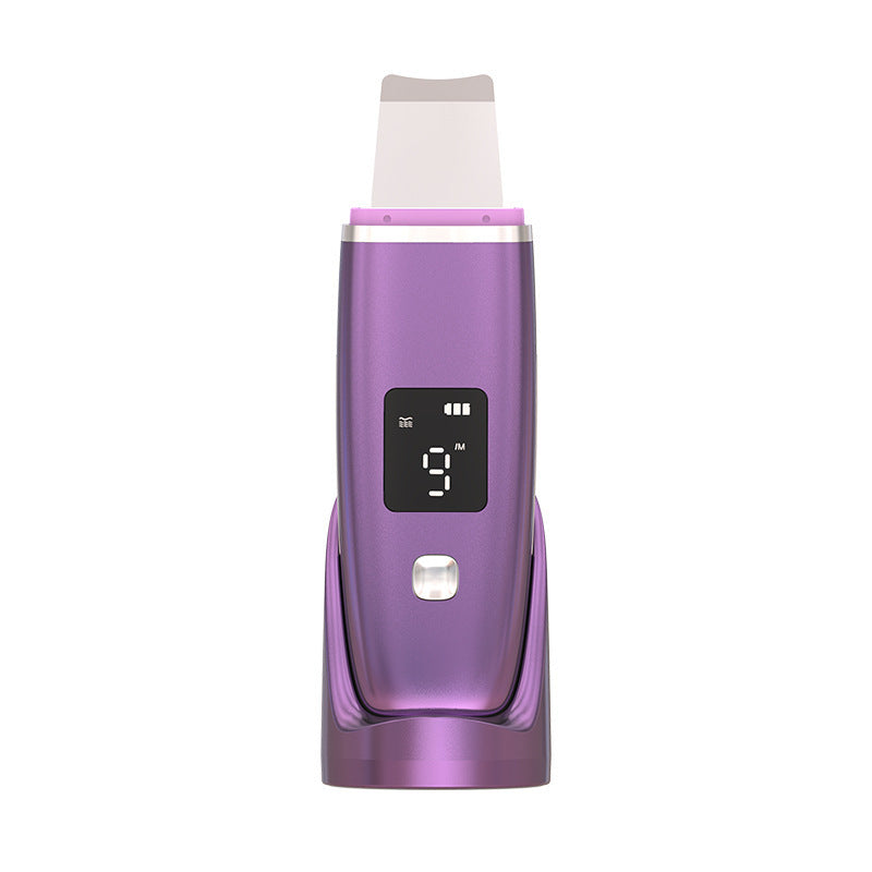 Ultrasonic Blackhead Remover Face Scrubber Pore Cleaner LED Peeling Shovel Lifting Machine