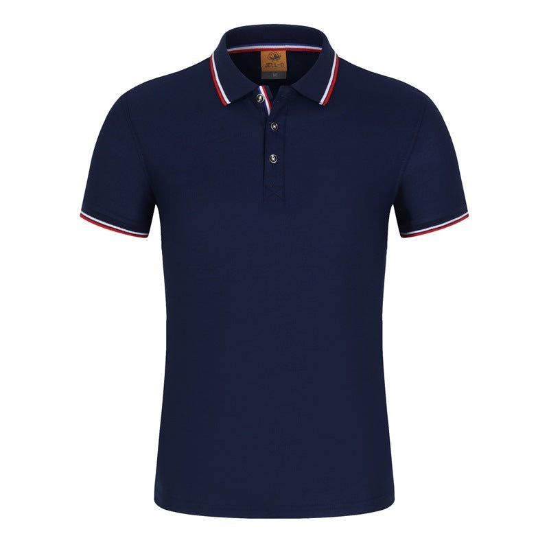 Summer Lapel Short-Sleeve Polo T-Shirt in Multiple Colors