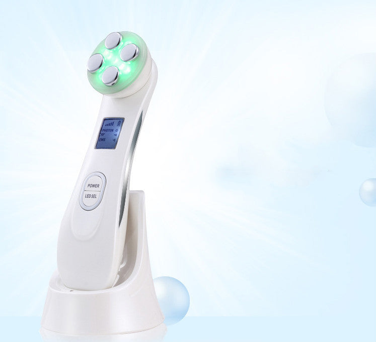 Advanced LED light therapy and RF (radio frequency) beauty tool designed to tighten skin, reduce wrinkles, and boost collagen production.