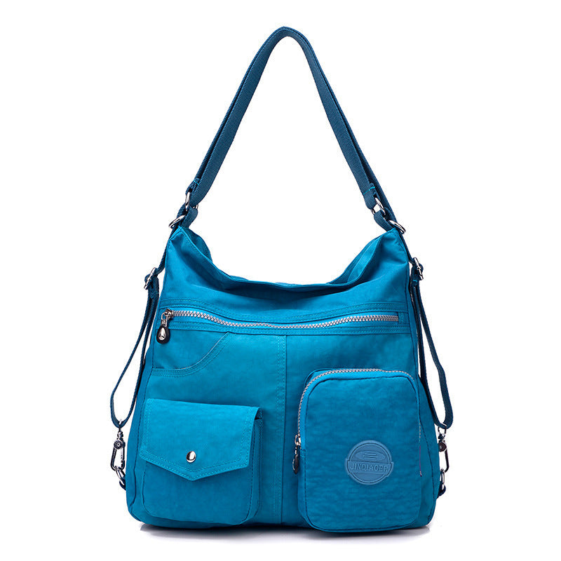 Sac fourre-tout de luxe en nylon imperméable pour femme, grand sac à bandoulière