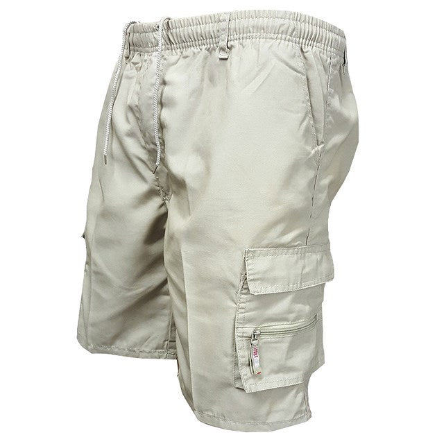 Short de sport en molleton de polyester multicolore pour homme