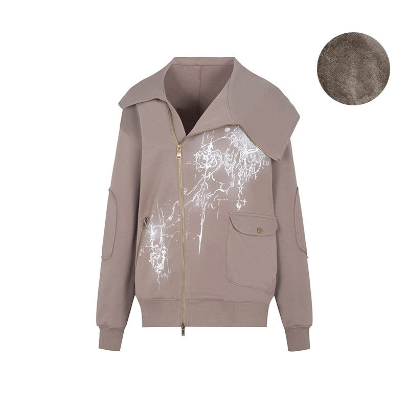 Asymmetric Loose Fit Hoodie for Women