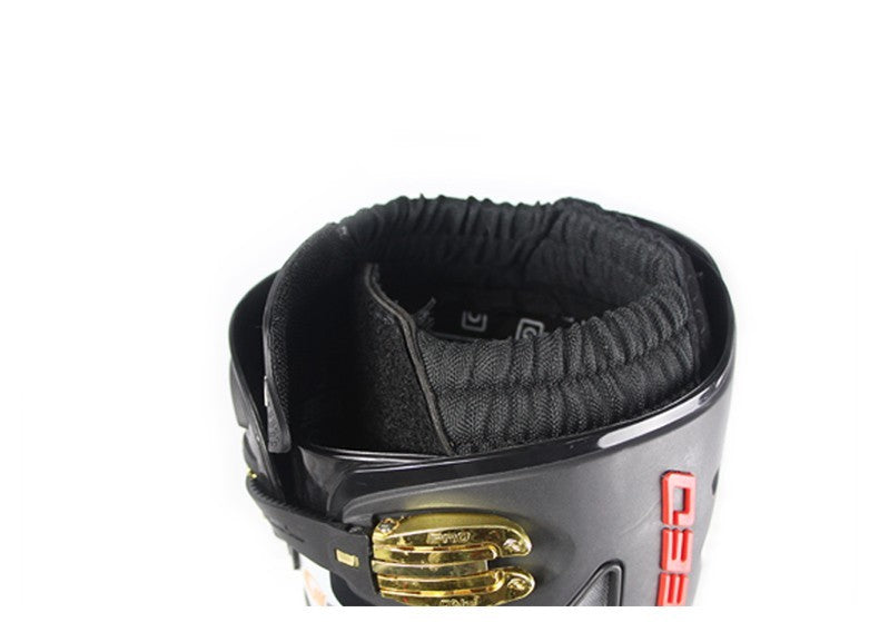 Breathable Anti-Falling Motorcycle Riding Shoes in White & Black, Sizes 40-45
