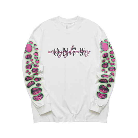 National Fashion Letter Large Printed Long Sleeve