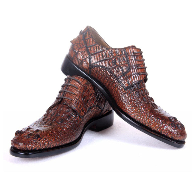 Shining Men's Dress Fashion Leather Shoes