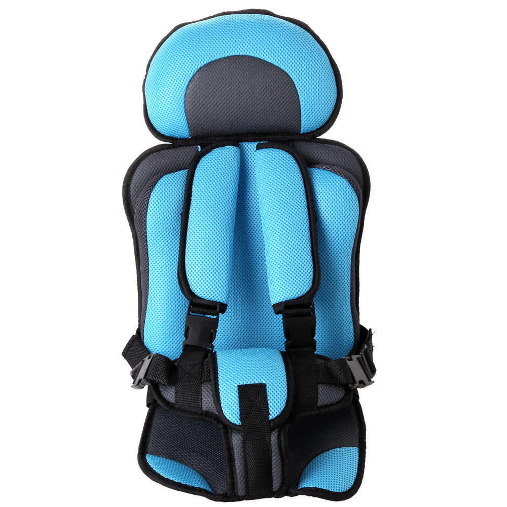 Portable Padded Baby Car Seat Mat with Safety Belt for Comfortable Seating Anywhere
