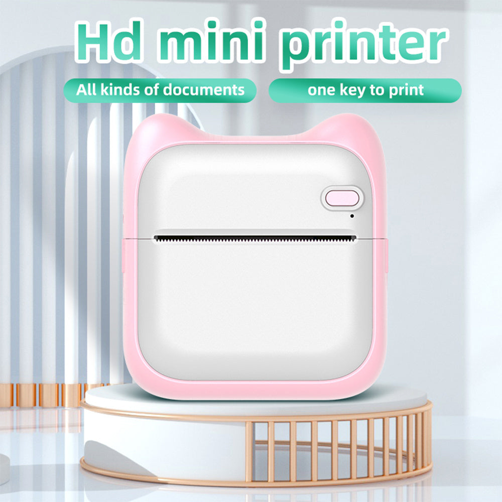 Mini-imprimante thermique de poche Bluetooth pour étudiants, petite imprimante portable d'étiquettes et de photos
