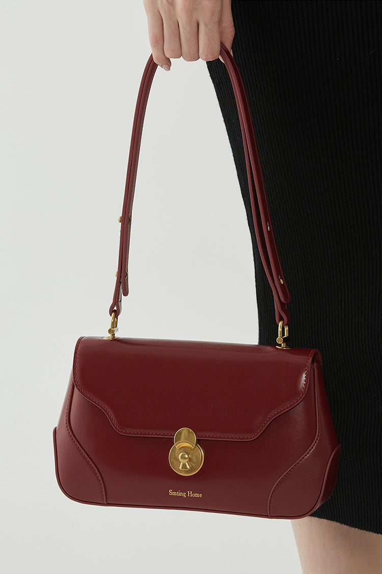 Women's High-Quality Cowhide Leather Shoulder Bag