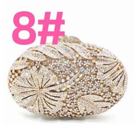 Diamond Alloy Celebrity Evening Clutch Bag Set