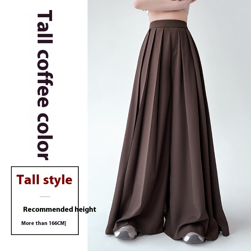 Women’s High Waist Wide Leg Slimming Suit Pants