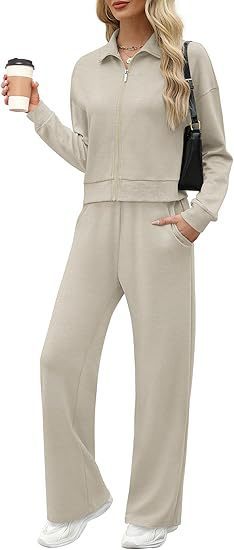 Sweatshirt Wide Leg Track Pants Sportswear