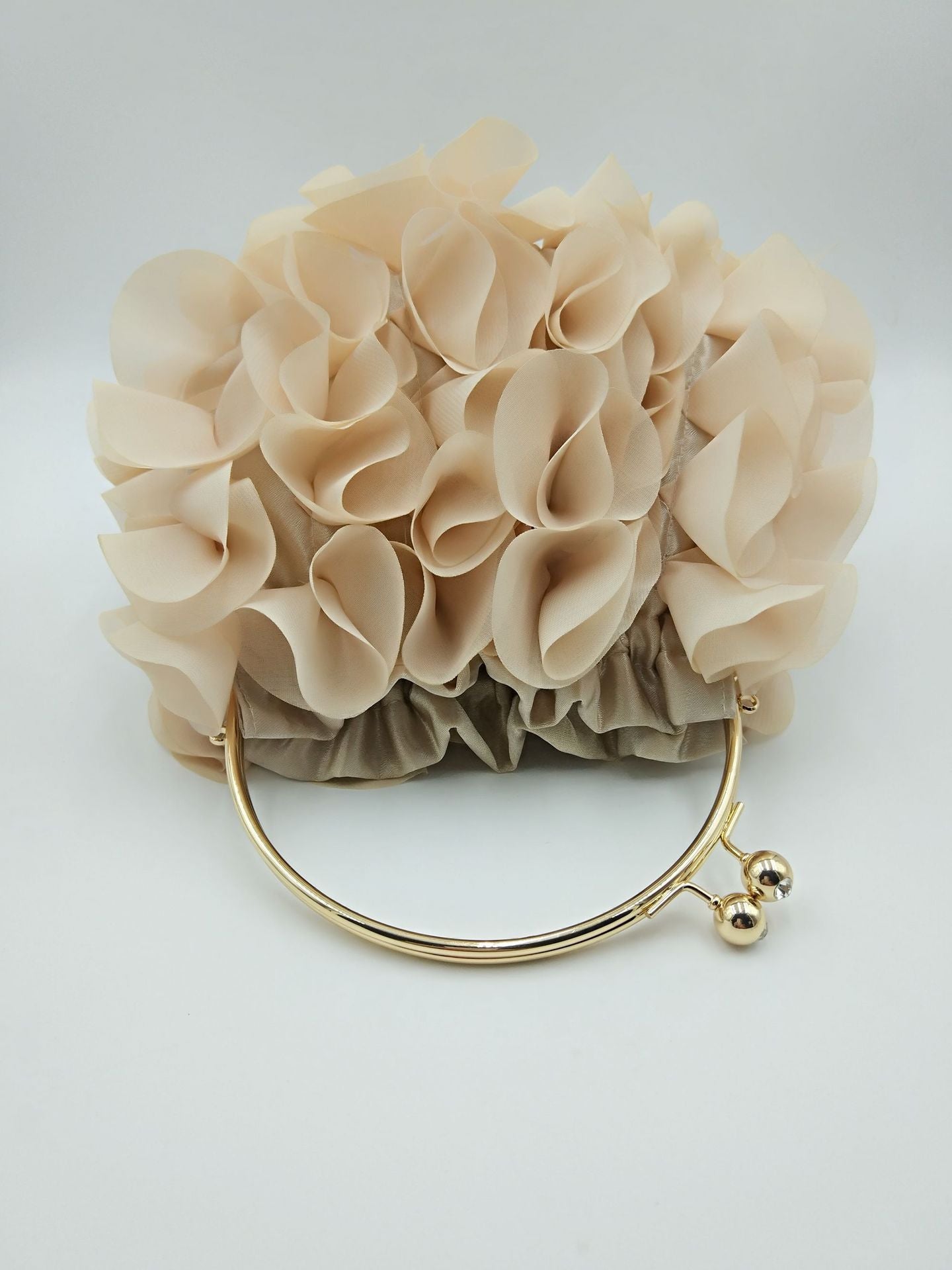 Neue Mode Damen Handtasche Blume Nette PU Leder 23CM