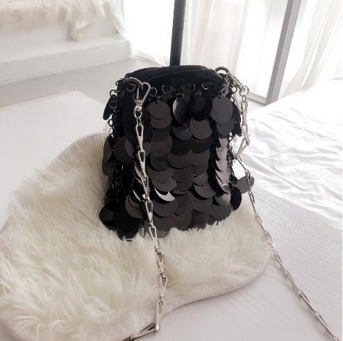 Glitter Sequin Bling Crossbody Shoulder Bag