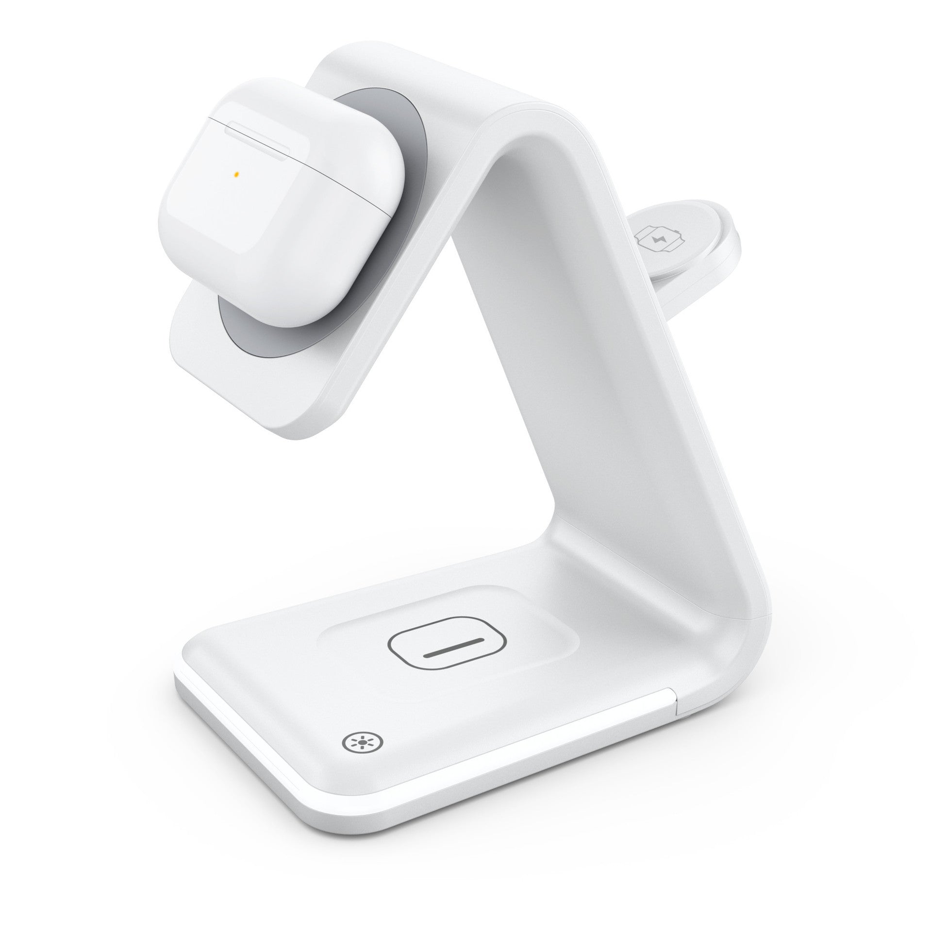 Chargeur sans fil magnétique 3-en-1 avec chargement rapide PD et témoin lumineux
