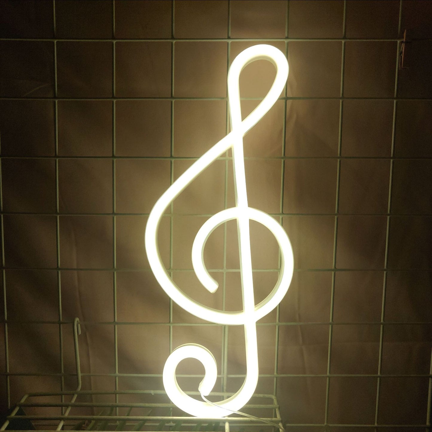 Note Neon Bar Room Decorative Light 35x14mm PVC