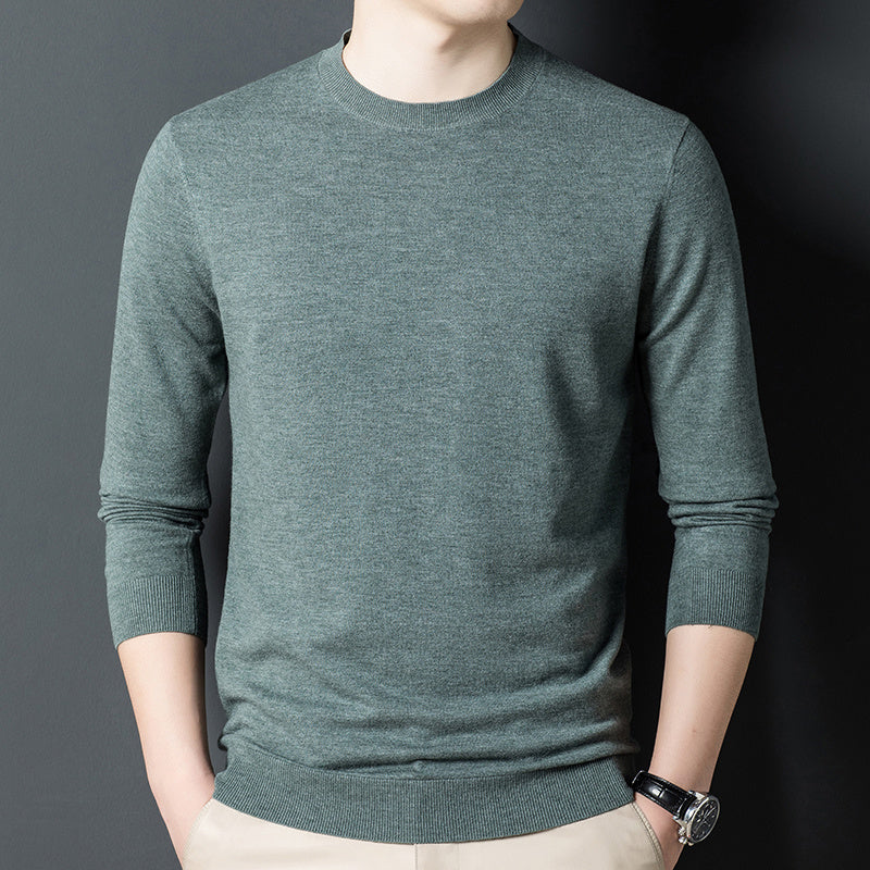 Chemise décontractée en pur cachemire tricoté pour homme