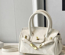 Retro Fashion Large Capacity Portable Ladies Bag in Milky White, Black, Pink