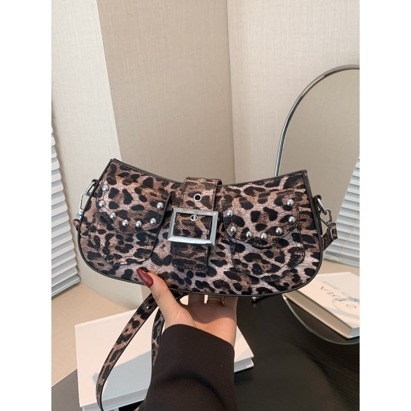 Sac bandoulière à une épaule en PU avec design niche sous le bras